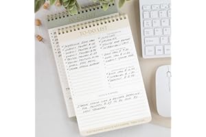 ZICOTO Beautiful To Do List Note Pads Set Of 2 for Easy Daily Planning - The Perfect Work Notepads, Notebooks and Office Desk Supplies For Women - Perfect to Effectively Organize Your Tasks