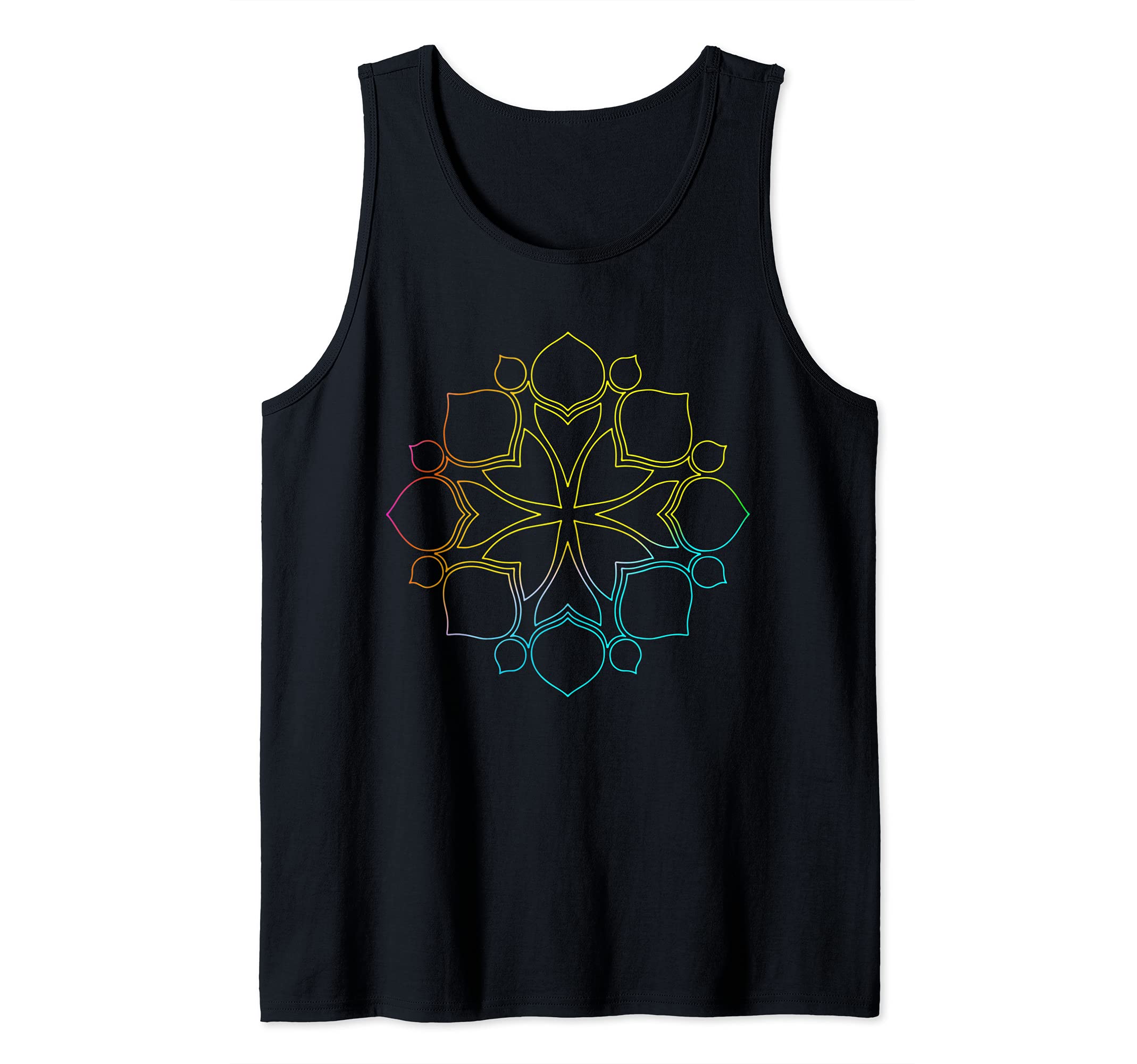 Mandala Inception Rainbow Tank Top