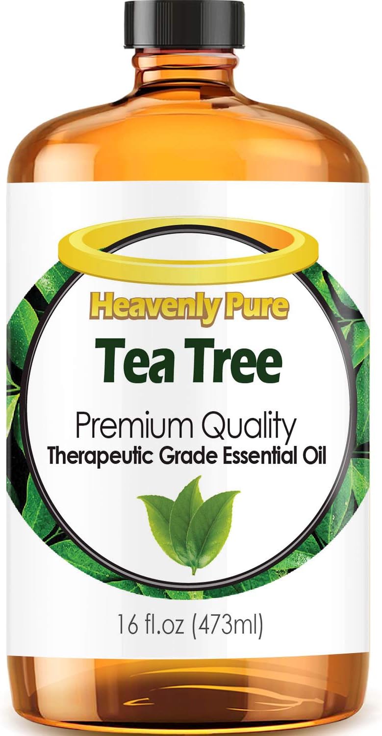Tea Tree Essential Oil - Huge 16 OZ Bulk Size - 100% Pure Therapeutic Grade - Tea Tree Oil is Great for Aromatherapy, Acne, Hair Nourishment, Sinus & Allergies, & More!