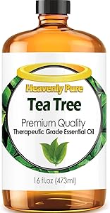 Tea Tree Essential Oil - Huge 16 OZ Bulk Size - 100% Pure Therapeutic Grade - Tea Tree Oil is Great for Aromatherapy, Acne, Hair Nourishment, Sinus & Allergies, & More!