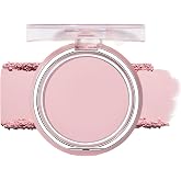 Espoir Blur Wear Blush for Cheeks #1 NU PINK│Pore-Blurring &amp; Oil-Control with Skincare Ingredients, Lightweight Clear Color Payoff, Smooth Velvet Finish Korean Makeup, 0.2 oz