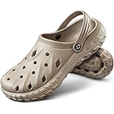 BULLIANT Men Clogs,Comfortable Mules Sandals for Men Women Cushioned Footbed Arch Support-EVA Ligthweight