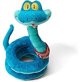 Mengyao Cute Cartoon Plush Snake Doll, Soft Comfortable Stuffed Animal Toy, Ideal Gift for Teens, Animal Lovers, Birthday and Holiday