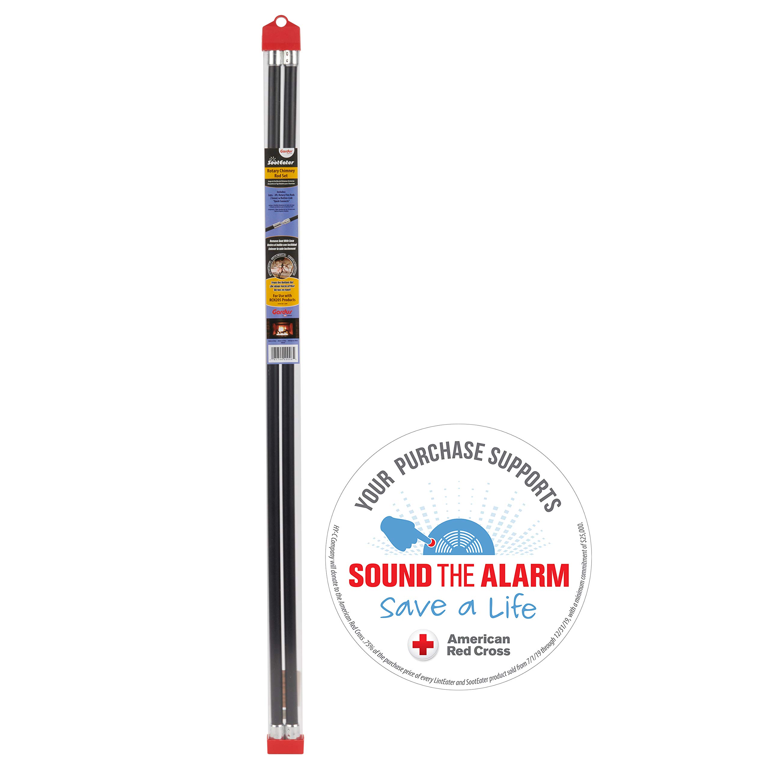 Home Improvement Gardus Rch205b Sooteater Rotary Chimney Cleaning