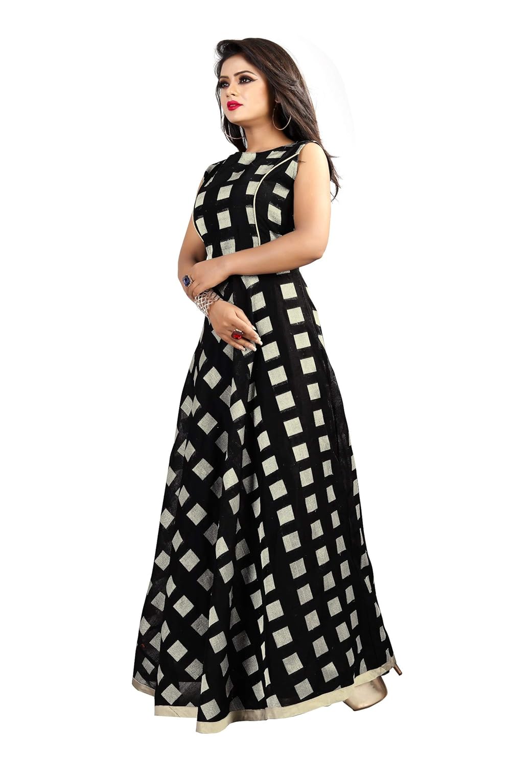 dhyana model designer gown