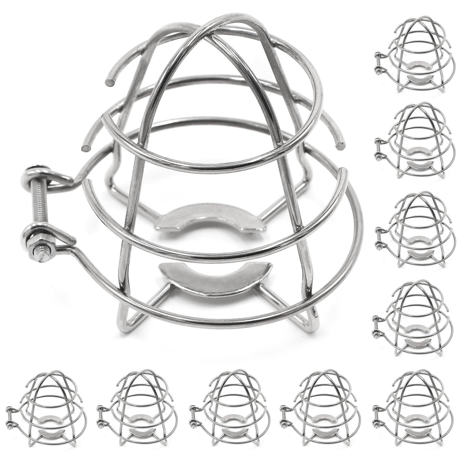 Photo 1 of 10 Pack 1/2" Fire Sprinkler Head Guard Cage Protector Cover Fire Extinguishing System Sprinkler Protective Bracket