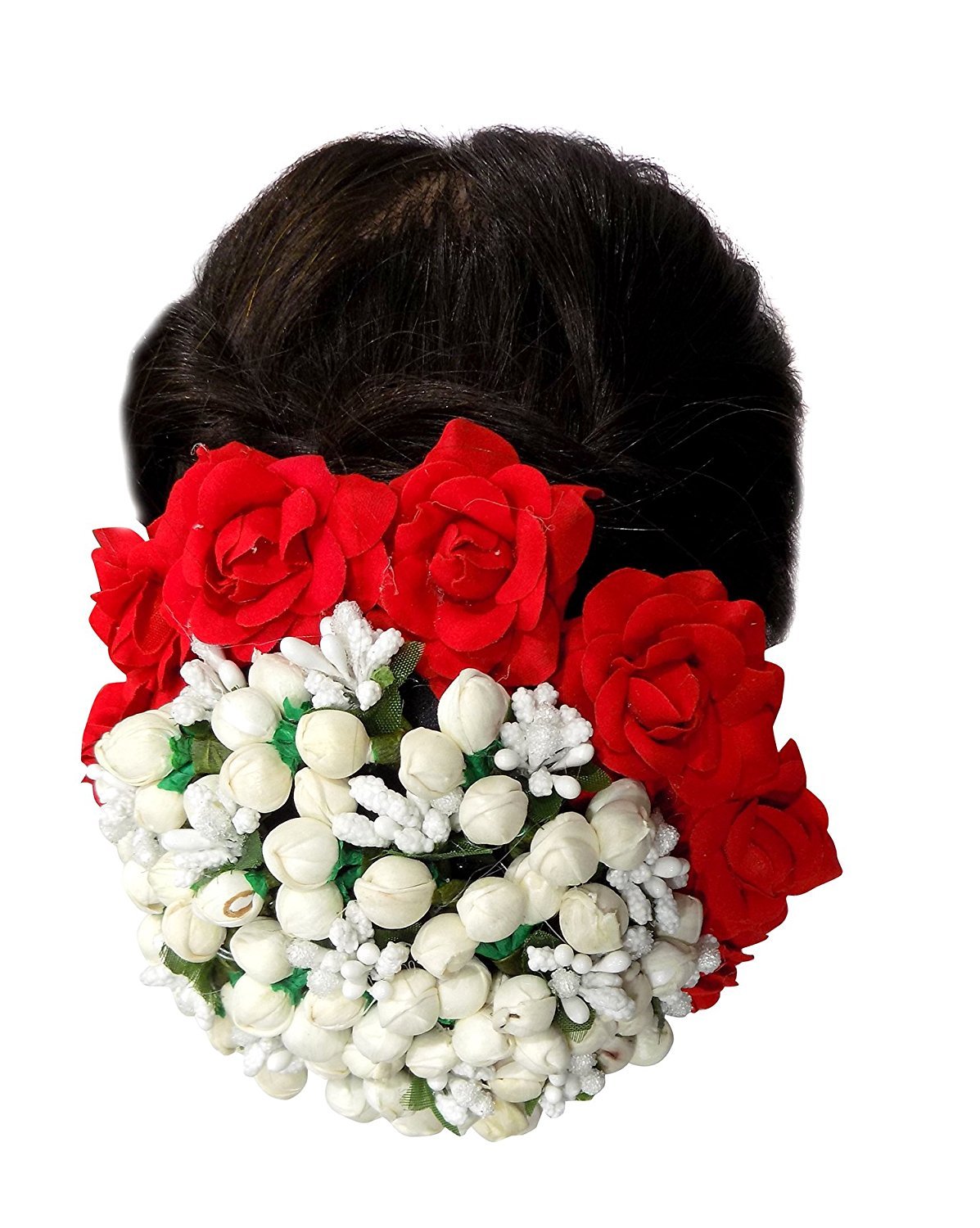 Fully Wedding And Party Wear Artificial Gajra Bun Juda Free Size