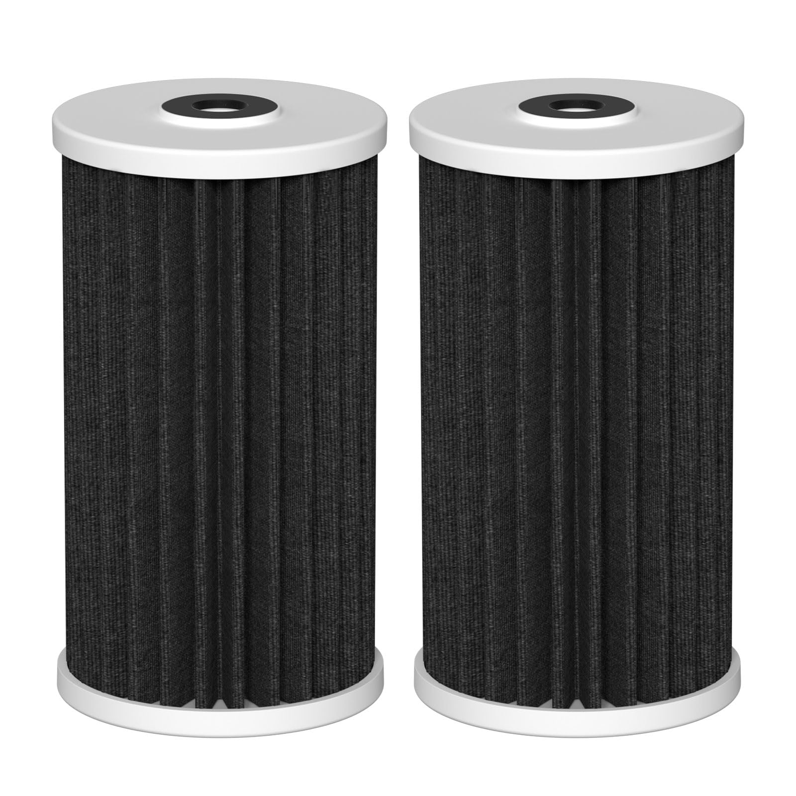 Photo 1 of 4.5"x10" 5 Micron Carbon Sediment Water Filter Replacement Cartridge Compatible with AO Smith, Whirlpool, Omni, Culligan Whole House Filtration Systems - AO-WH-PREL-RCP, 2 Pack
