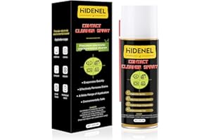 HIDENEL Contact Cleaner Spray Electronics - 6.76 oz Non-Flammable Contact Cleaner Spray Specialist - for Brake Keyboard Battery Terminal Computers - Safe Metal Electronic Cleaner (6.76, Ounces)
