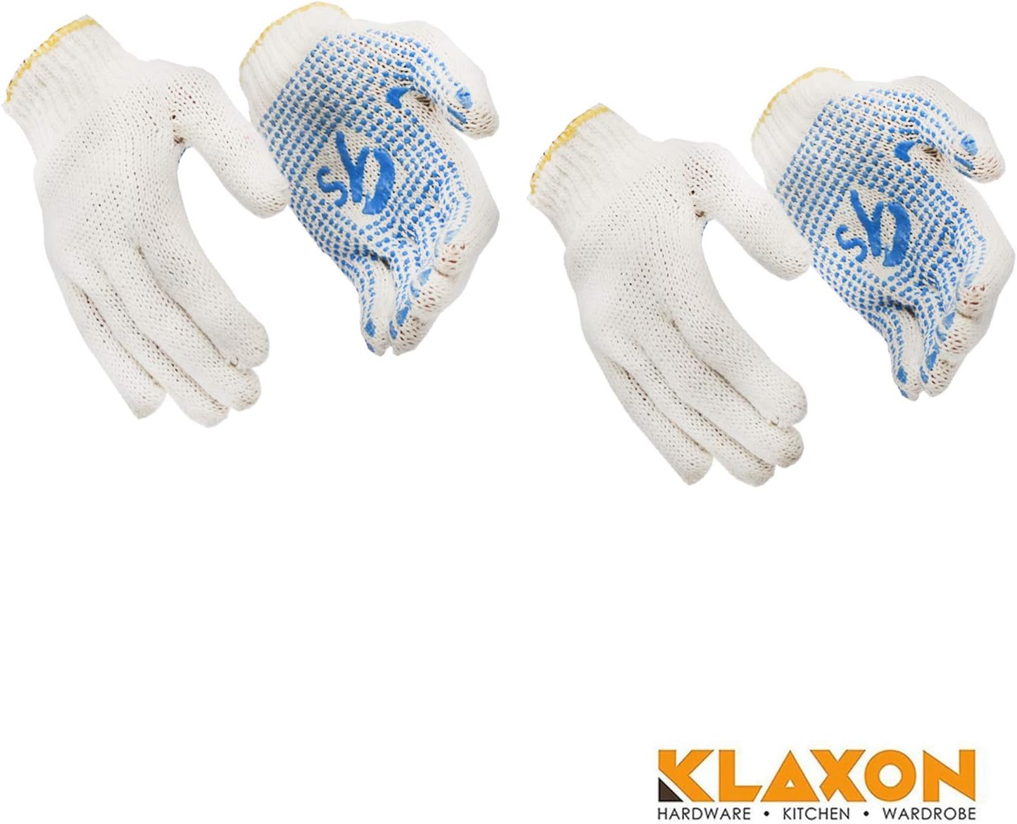 Klaxon Fortuner Cotton Safety Hand Gloves (Set of 2)