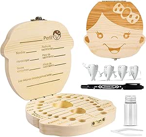 GVOO Caja de Dientes para Niños,Cajitas para Dientes de ...
