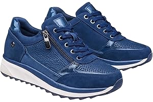Zip-Up Orthopedic Sneakers for Women with Side Zipper, Comfortable Walking Shoes with Arch Support, Lightweight Breathable No