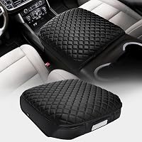 PU Leather Console Armrest Cover For Chevrolet Tahoe 2016-2019 – Black