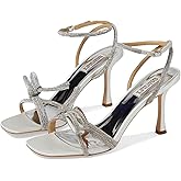 Badgley Mischka Women's Effie Heeled Sandal, Soft White, 8