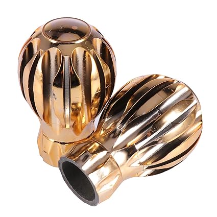 Home Furniture Diy 2pcs Twist Design Curtain Rod Pole End Cap