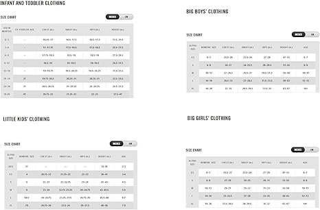 nike boys shirt size chart