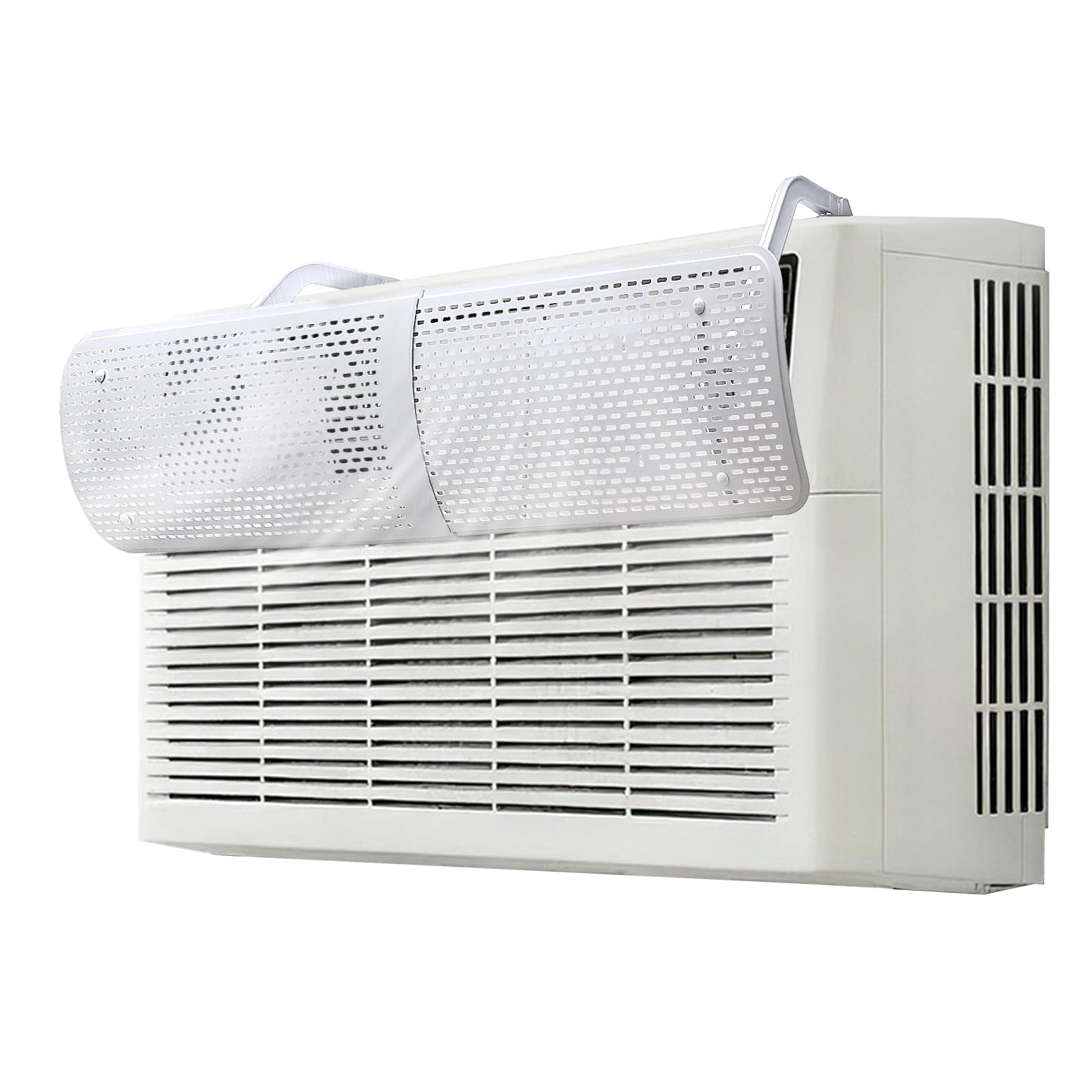 Photo 1 of LCGAOYA Adjustable AC Air Deflector, AC Vent Deflector, Direct Airflow Prevention, Extends 17.5" to 28.5" Length,Fits Most Window AC Air Conditioners