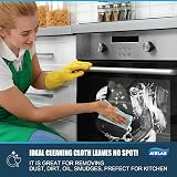 Airlab 8 Pcs Microfiber Cleaning Cloths Nanoscale Lint Free 12x16 view 3