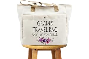 WCGXKO Mother’s Day Gift Grandma Birthday Gift Mother’s Day Merchandise Tote Bag Travel Bag For Grandma