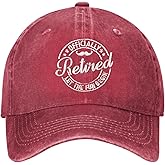 Officially Retired Retirement Hat for Women Men Embroidered Baseball Cap Personalized Funny Retired Gift Ideas