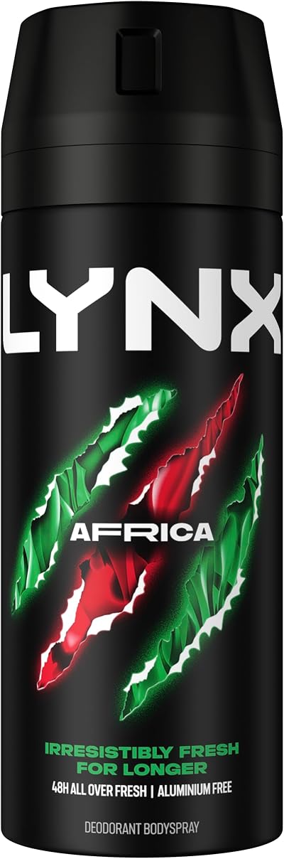 Lynx Africa Limited Edition FIFA Aerosol Body Spray 150ml Mandarin Sandalwood
