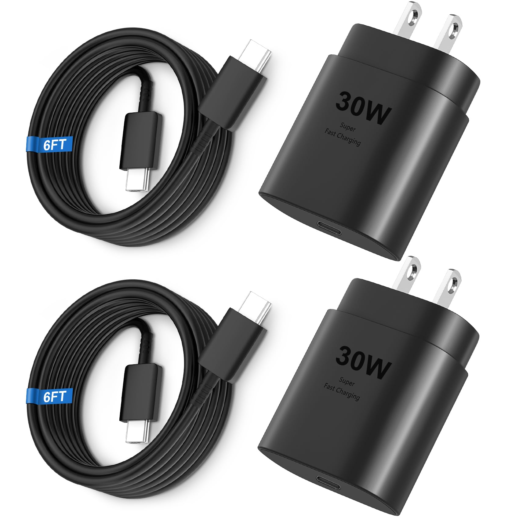 iPhone 16 15 17 Pro Max Charger 30W Type C Chargers USB C Fast Charger Block iPhone 16 Chargers Fast Charging with 6FT C Charging Cable for iPhone 17/17 Pro Max/16/16 Pro Max/15/15 Pro/iPad/Samsung