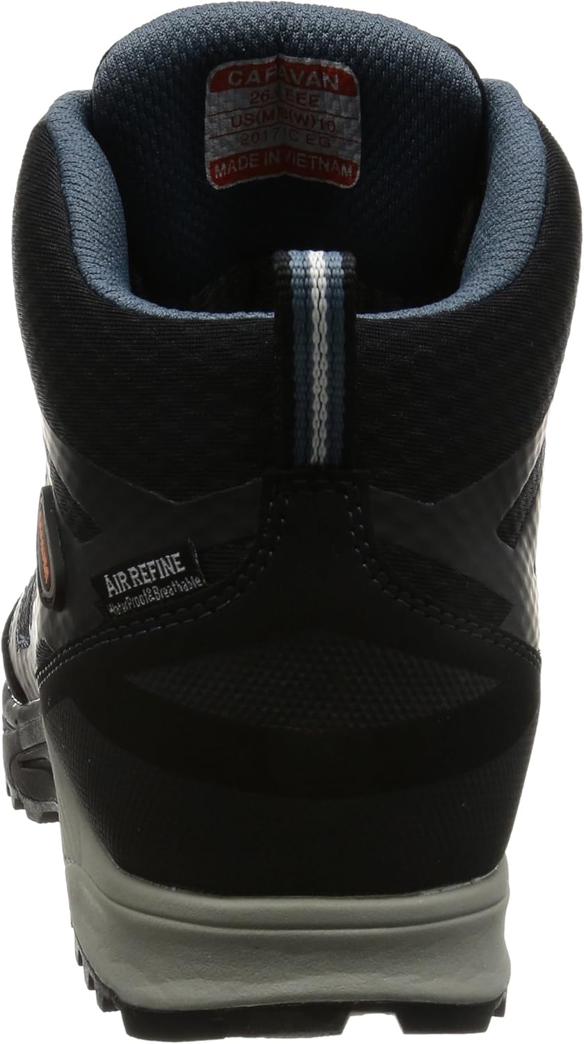 Amazon キャラバン トレッキングシューズ C1 Ac Mid 8 ブラック ブルー 25 5 Cm 3e クライミング