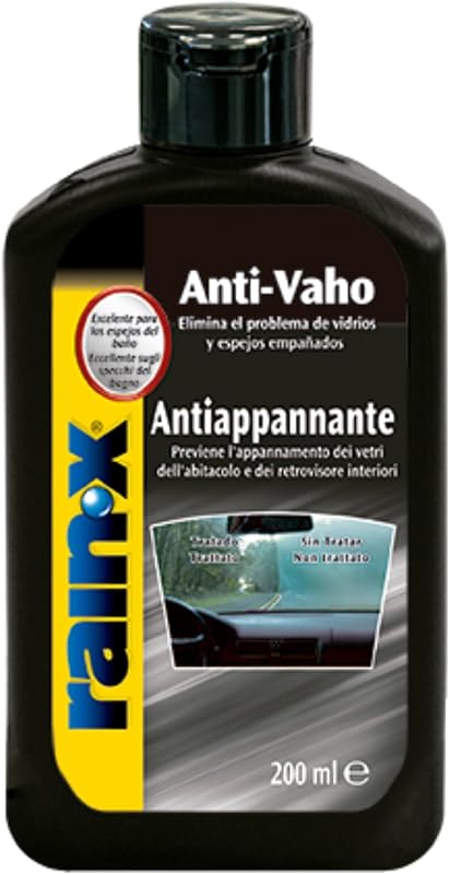 Tratamento antiembaçante rain-x 26021, fabricado na espanha, pára-brisa do carro, luas, espelhos, óculos, óculos, 200ml