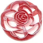 ROSE FLOWER DESIGN PATTERN CONCHA CUTTER MEXICAN SWEET BREAD STAMP MADE IN USA PR4518