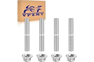 VPZMT Exhaust Studs Nuts for Harley Big Twin 1984-2015, Sportster XL 1986-2015, Replaces#16715-83