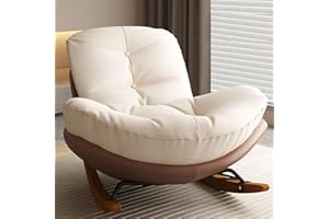 Oversized Padded Zero Gravity Rocking Chair,Ergonomic Egg-Shaped Boneless Couch Lounge Chair,Oversized Chaise Bercante Interi