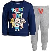 CoComelon JJ Kiki Cat Mochi Cody Sweatshirt and Jogger Pants Set Infant to Toddler