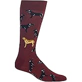 HOTSOX Mens Labrador Socks 1 Pair, Shoe Size: 10-13