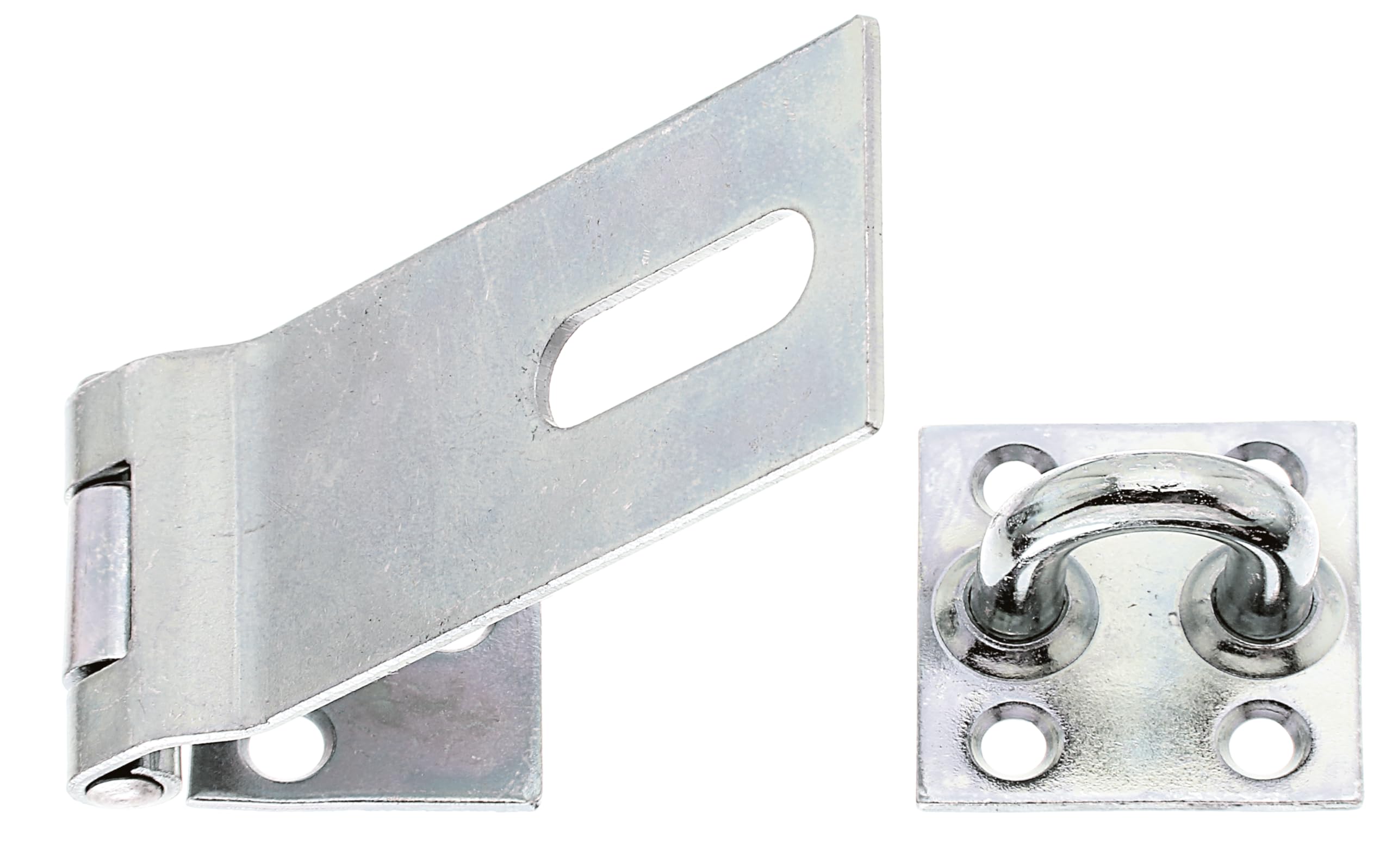 Gah-Alberts Security Hasp, Yellow-Galvanised, 348366