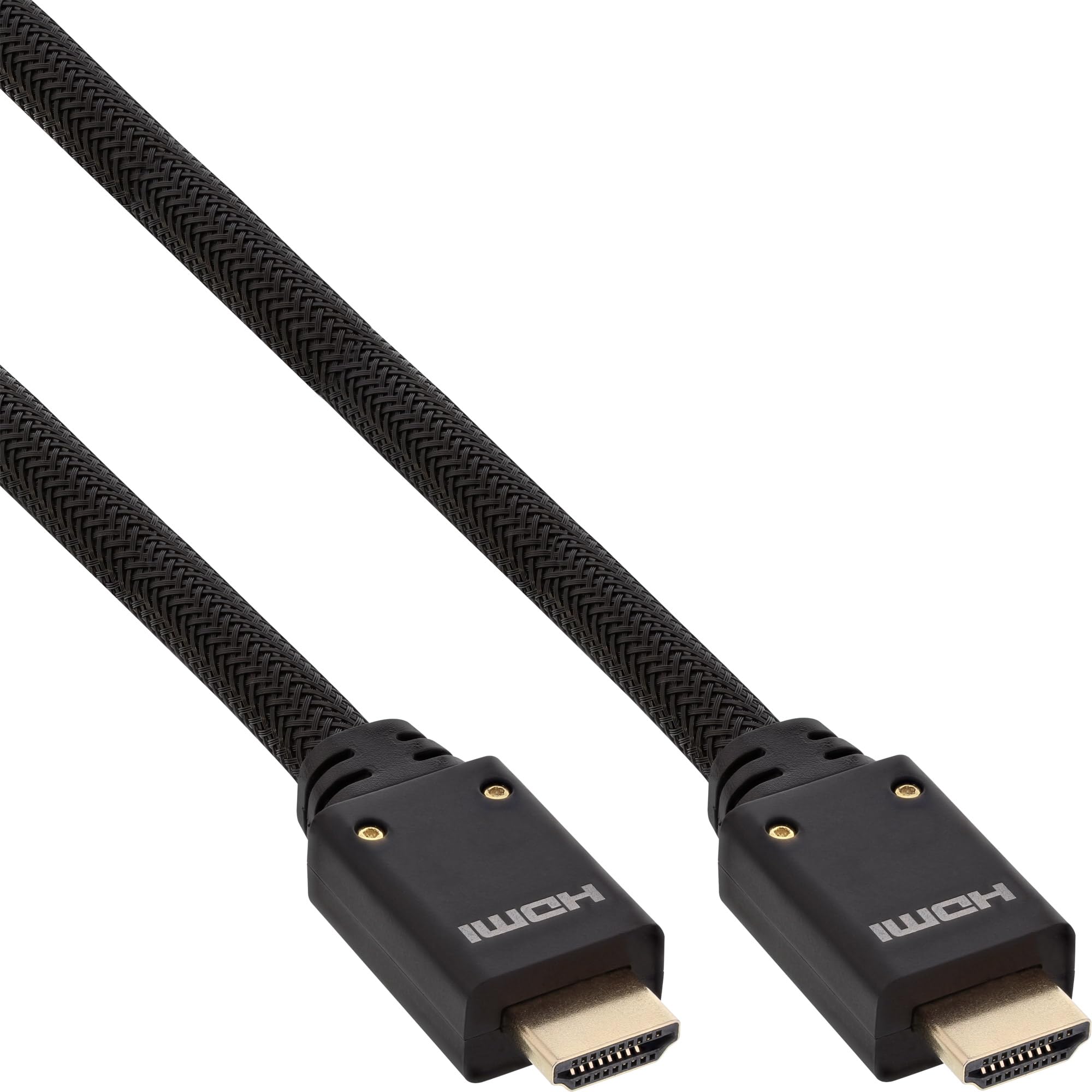 InLine Active Cable HDMI High Speed with Ethernet 4K2K Male to Male Black/Gold black/gold 10 m