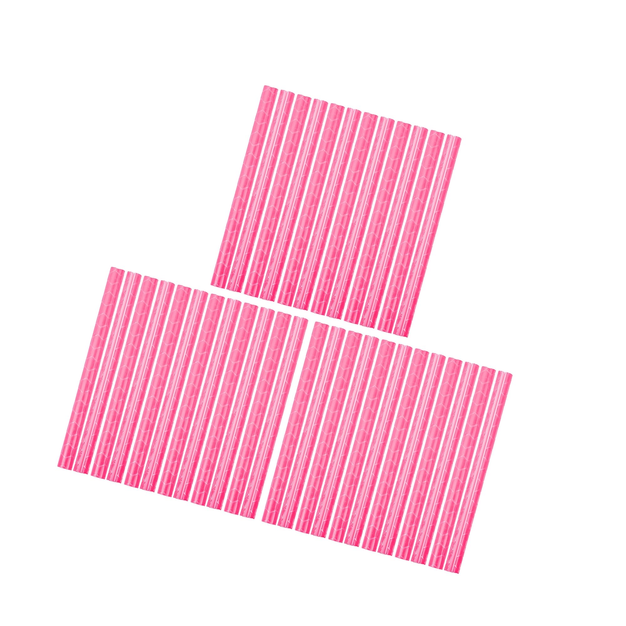 Hihaha 36 Pcs Pink Bicycle Reflector Reflective Version Durable ABS Durable Material