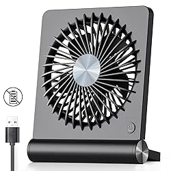 Koonie USB Fan, Strong Wind Ultra Quiet Small Desk