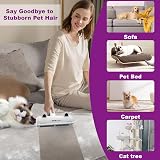Sebtle Pet Hair Remover Roller Reusable Lint Brush for Dogs Cats White view 6