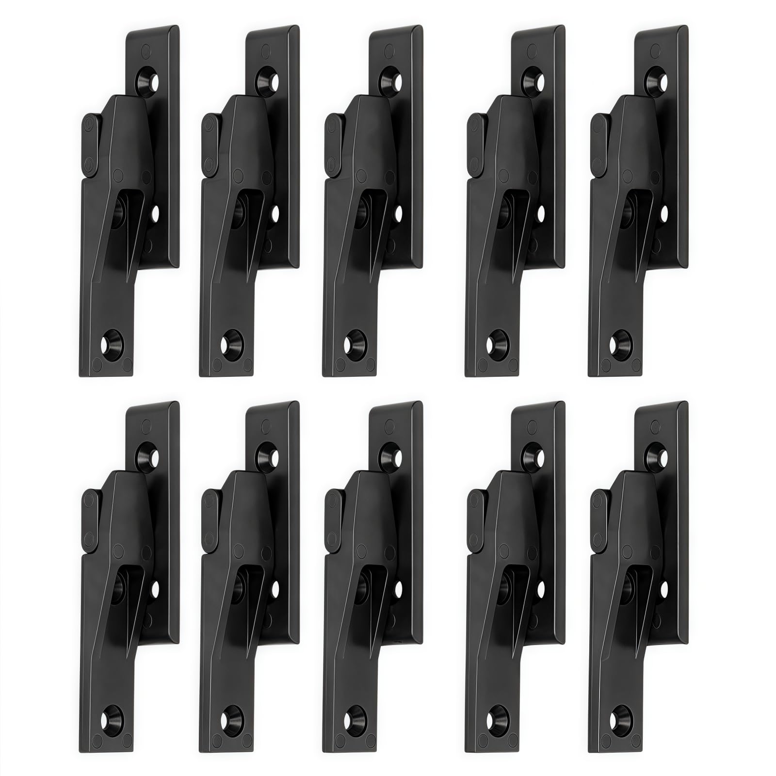 CGJIANG 10 Pairs Hook On Push in Plinth Fasteners Fittings Press Fit Panel Clips, Keku Drop On Kitchen Cabinet Cupboard Plinth Connector Press Fit Panel Clips