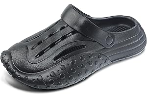 Newbuty Womens & Men's Garden Clogs Shoes - Athletic Sports Sandal-Water Shoes Slip-On with Adjustable Back Strap - Beach Sports Shoe - River Edge