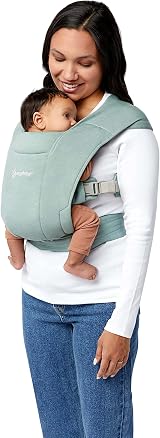 Ergobaby Embrace Ergonomic Baby Carrier Jade 0-11kg Front Inward/Outward