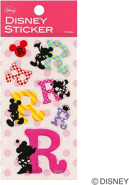 Amazon Co Jp Disney ディズニーステッカー シール アルファベット R Brd19 文房具 オフィス用品