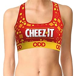Odd Sox, Cheez It Toss, Women's Sports Bra, Fun