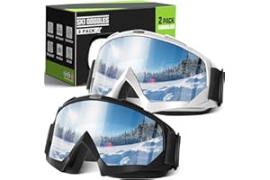 OXG Ski Goggles for Men Women, UV Protection Snowboard Snowsports Goggles for Kids Youth