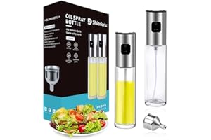 Shiadarix Oil Sprayer for Cooking, Olive Oil Sprayer, Oil Sprayer for Air Fryer, Oil Spray Bottle for Salad, BBQ, Kitchen Bak