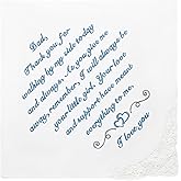 Wedding Handkerchief - Something Blue for Bride on Wedding Day - Bridal Weddings Hankie