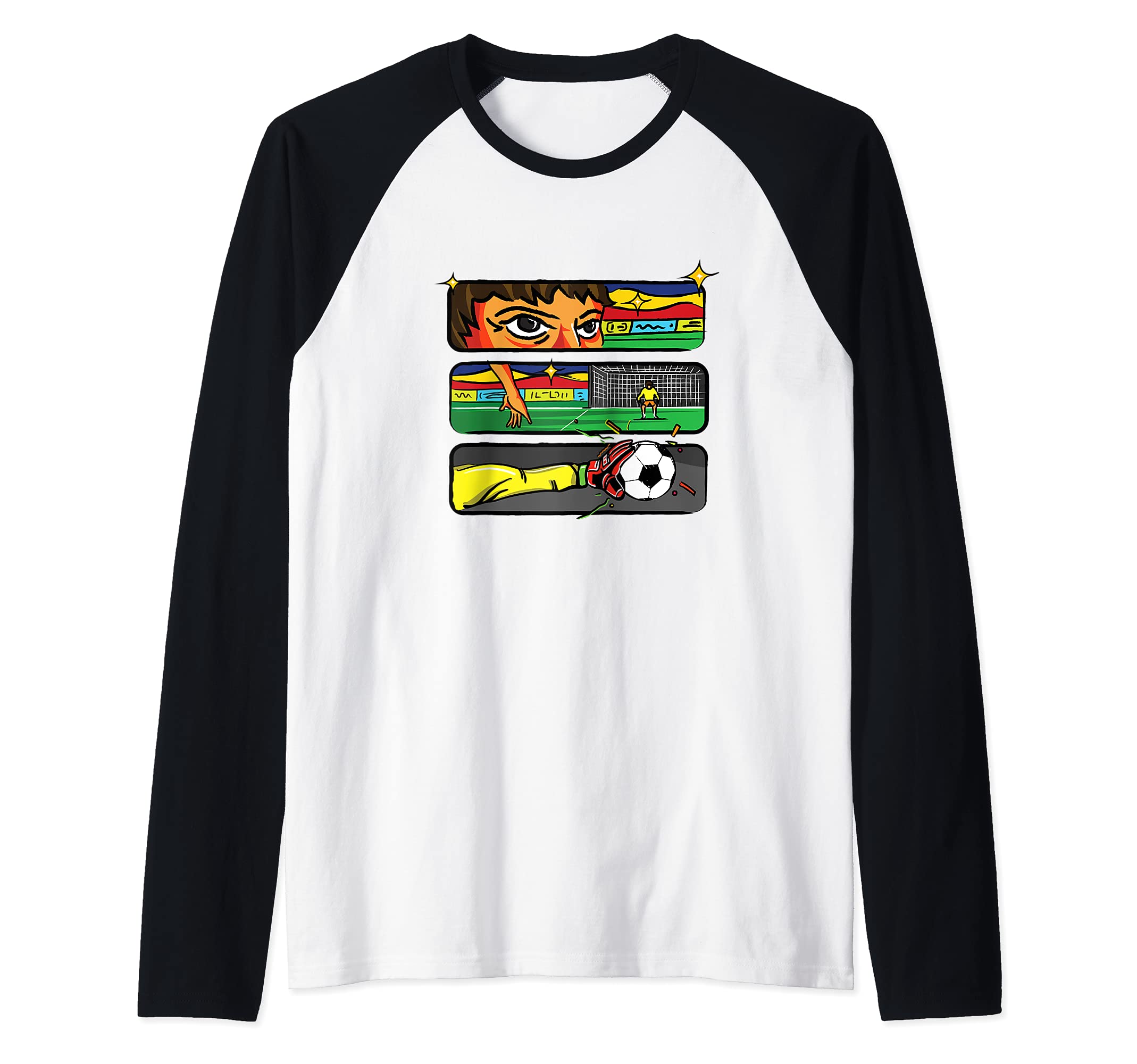 Flag Romania Raglan Baseball Tee