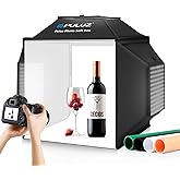 PULUZ Upgrade Light Box & Soft Box, 16"x16" Professional Shooting Tent with 480 LED Lights Photo Studio Light Box Photography