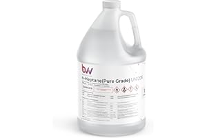 BEST VALUE VACS Lab Grade N-Heptane - Ultra High Purity Solvent - 99.3% Pure Dissolving Heptane Solution - 1 Gallon