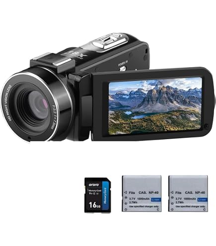 Amazon.com : ORDRO Full HD 1080P 30FPS Video Camera Camcorder